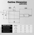 DYHW-108 DAYSENSOR 0-441lb Subminiature Button Load Cell Mini Load Cell for Force Testing