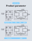 DYX-305 DAYSENSOR Rectangle Aluminum Alloy Parallel Beam Scale Load Cell forKitchenScale