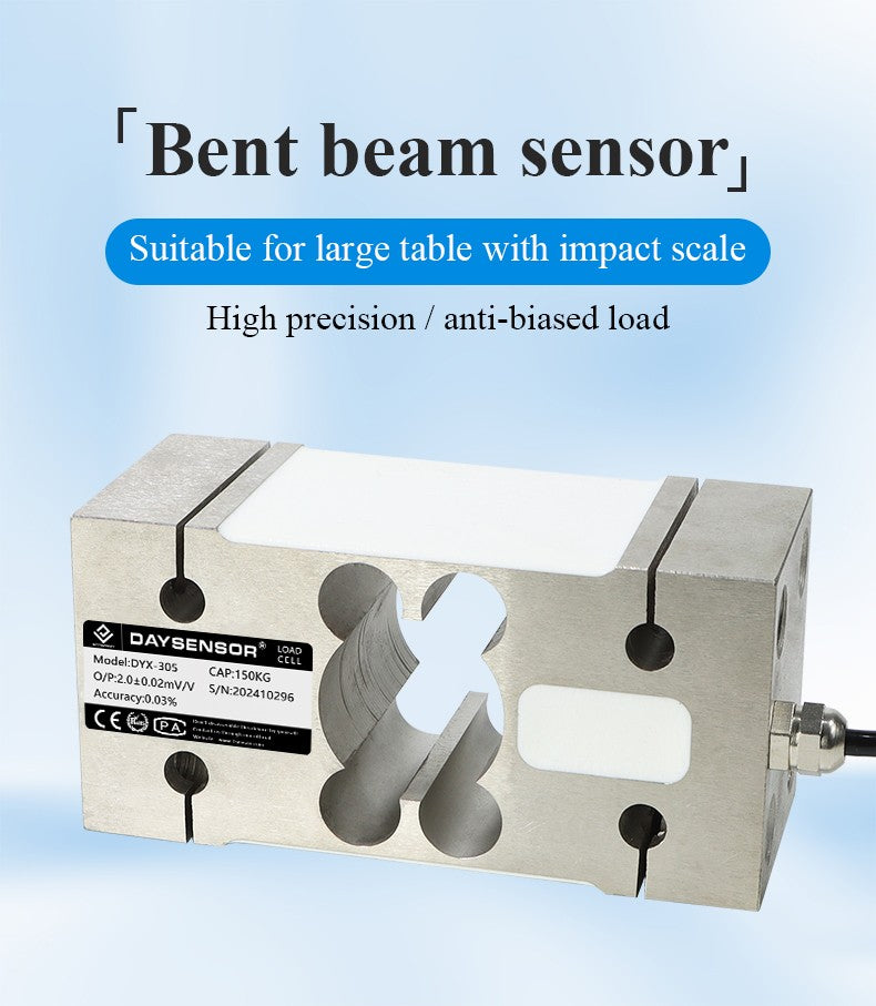 DYX-305 DAYSENSOR Rectangle Aluminum Alloy Parallel Beam Scale Load Cell forKitchenScale