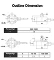 DYHW-120 DAYSENSOR Flat Membrane Load Cell, Ultra-Thin High-Precision Weight Sensor HW120