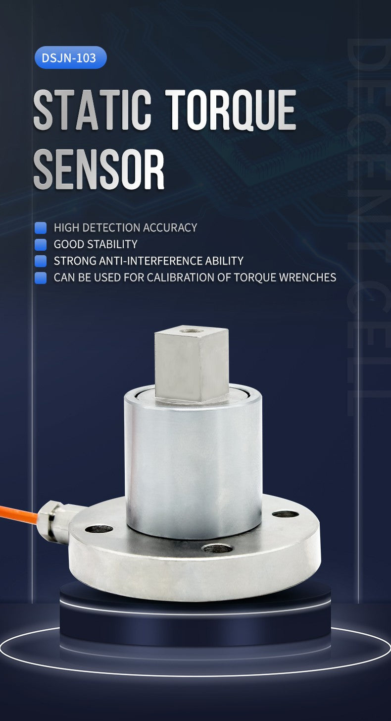 DYJN-103 DAYSENSOR Reaction Torque Sensor Static Strain Gauge Torque Transducer