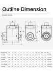 DYN-203 DAYSENSOR Dynamic Torque Sensor,3000NmRange,Stainless Steel Measuring Instrument